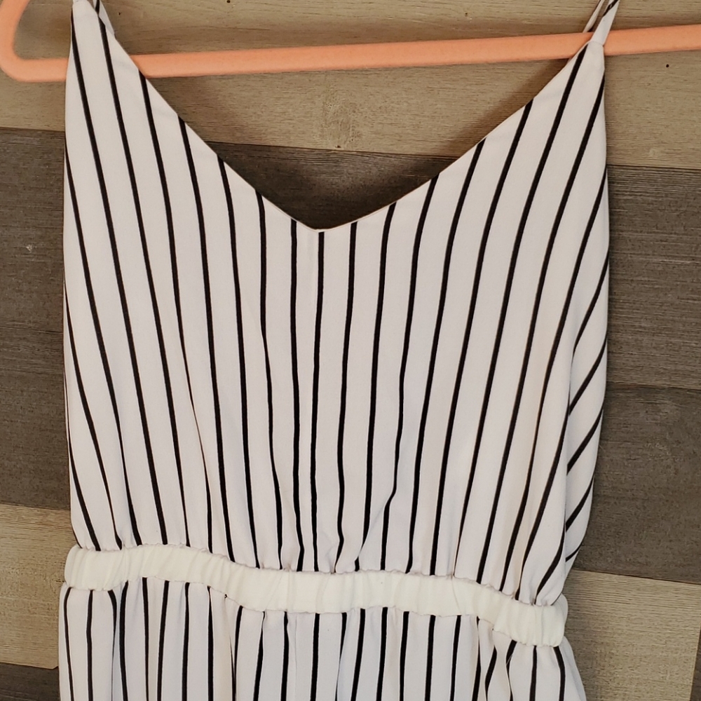 Very J Striped Jumpsuit - Picture 3 of 5